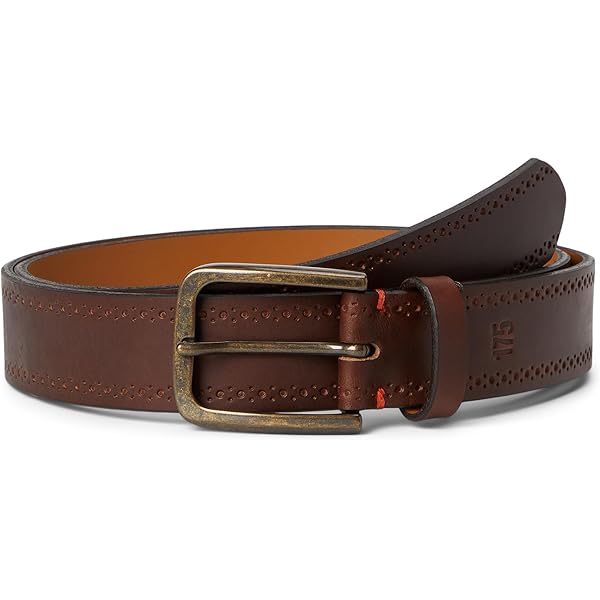 Amazon.com: Johnston & Murphy Men's Wax Veal Belt,Brown,Size 32